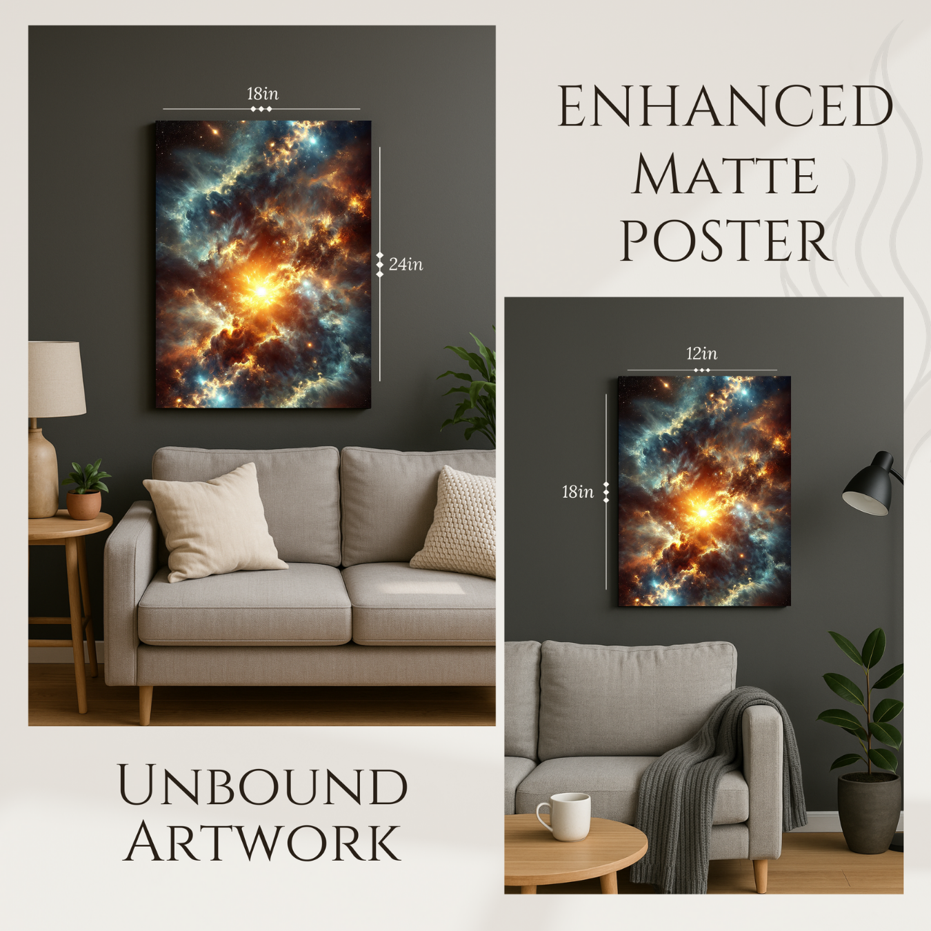 Cosmic Burn- Wall Art