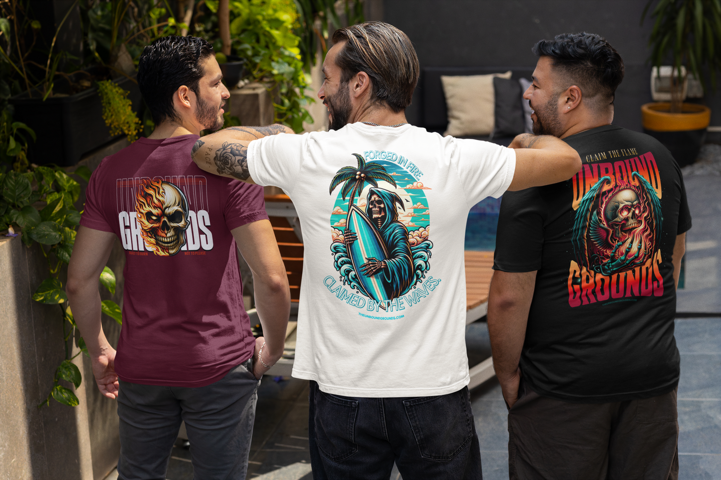 Forged in Flame – Oceanic Skull Tee