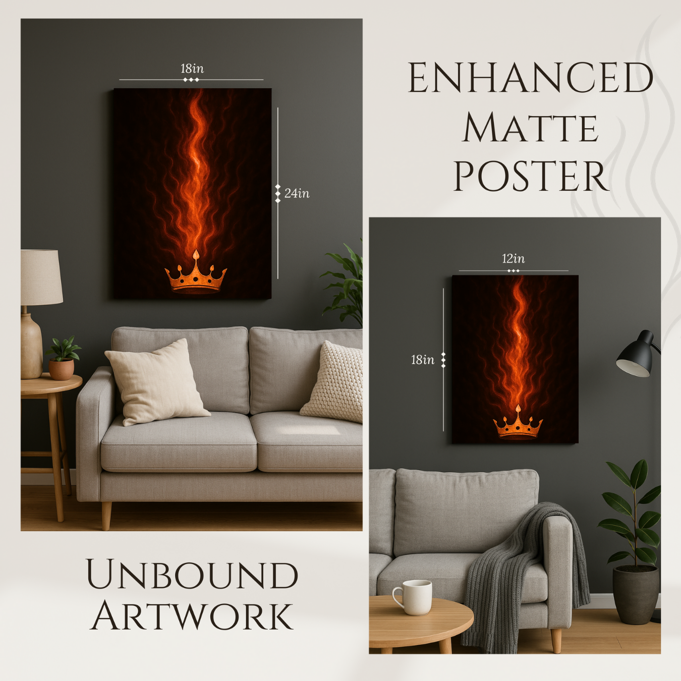 Crown of Flame Wall Art