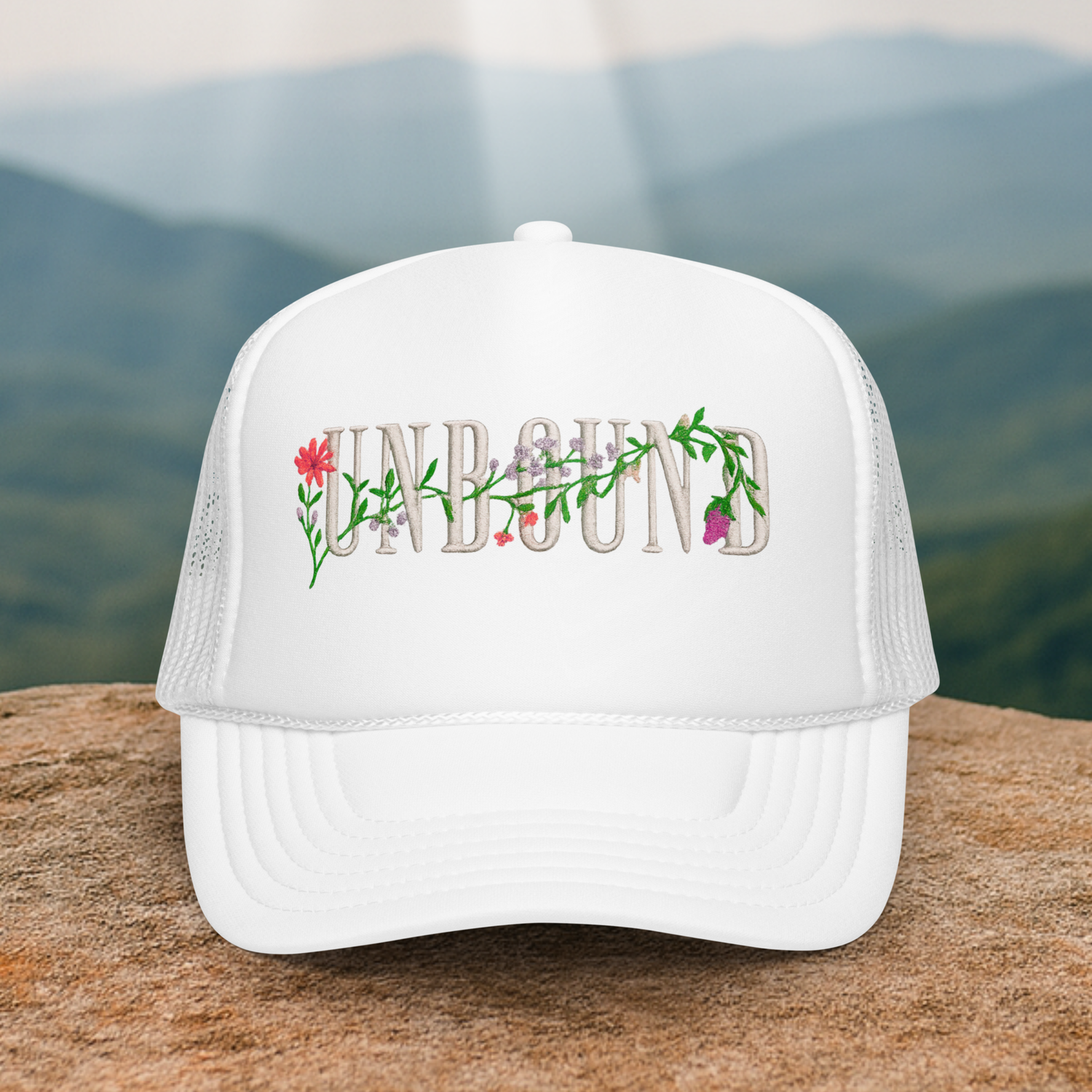 Floral Rooted Hats