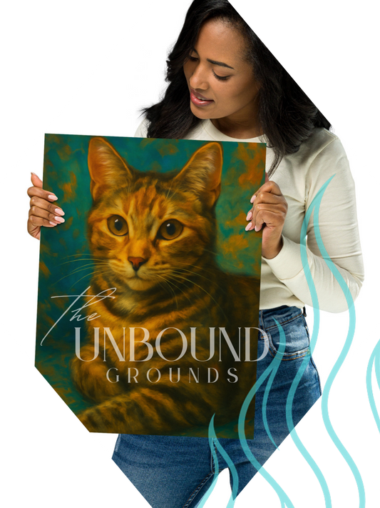Multicolor Kitten- Matte Poster Print