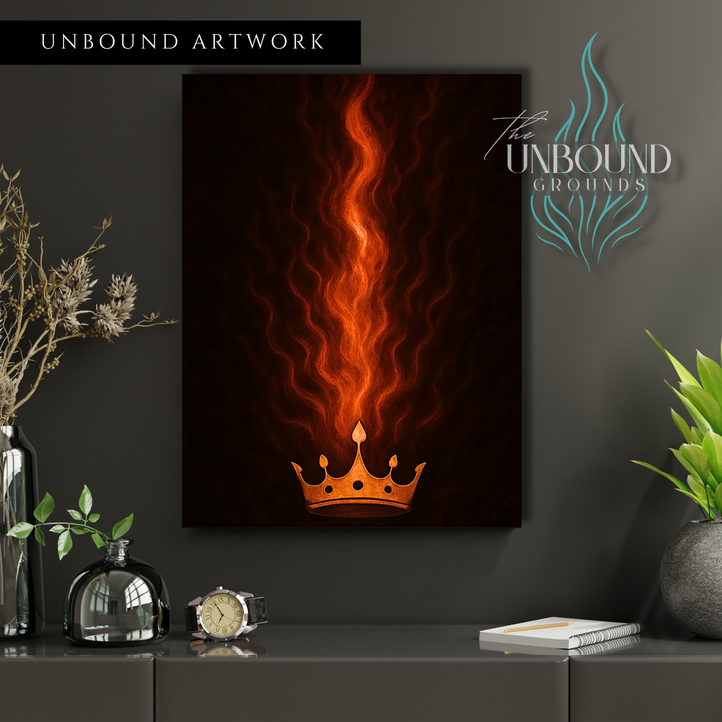Crown of Flame Wall Art