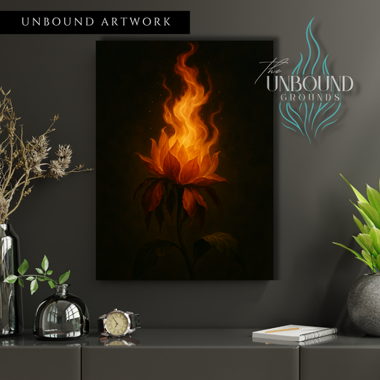 Bloomed in Burn - Poster Print