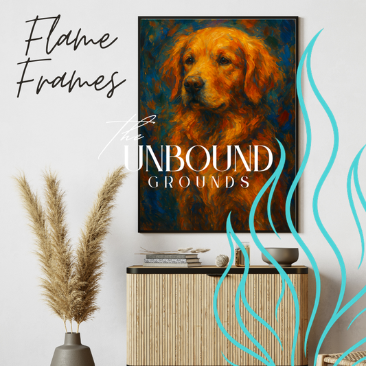 Golden Retriever– Framed Wall Art