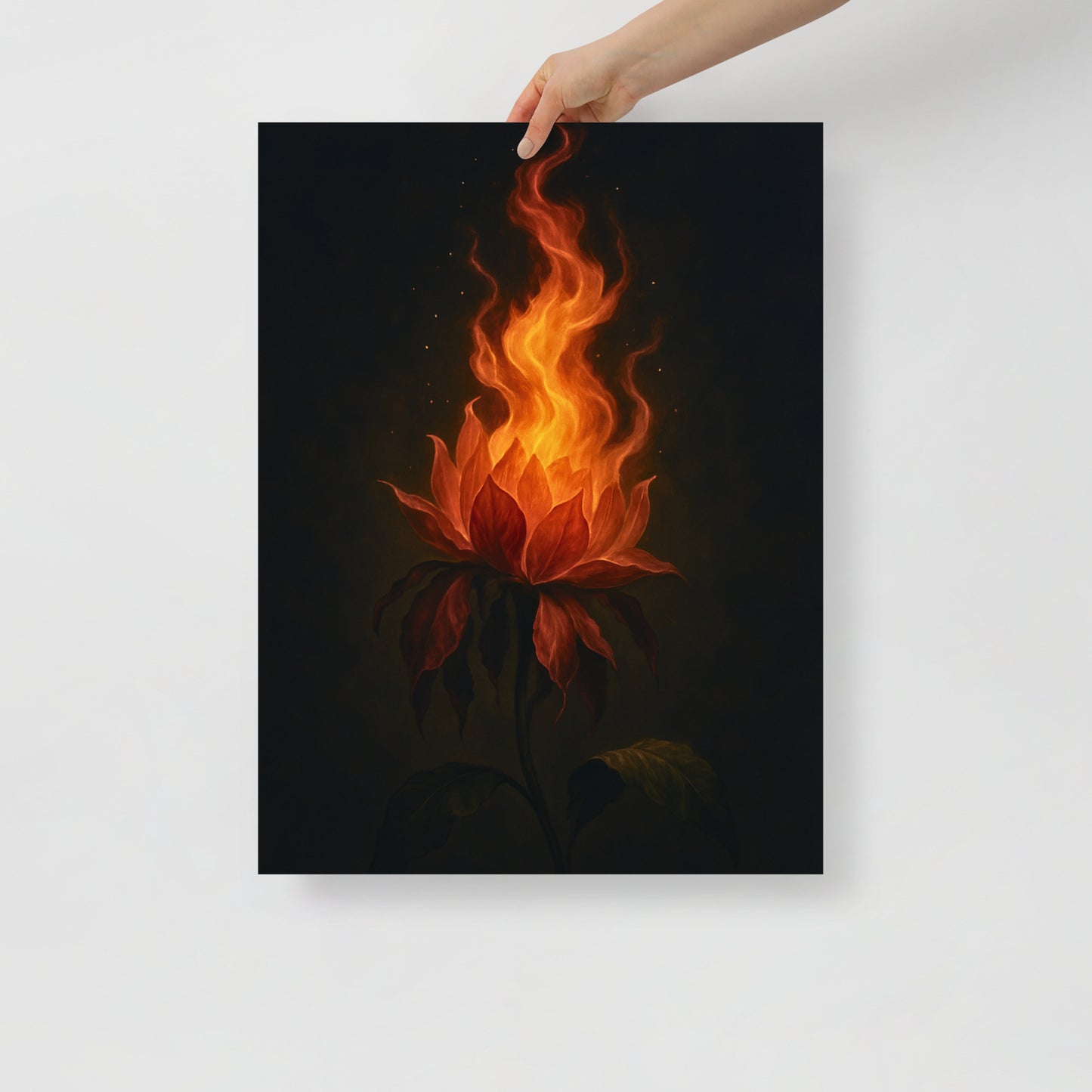 Bloomed in Burn - Poster Print